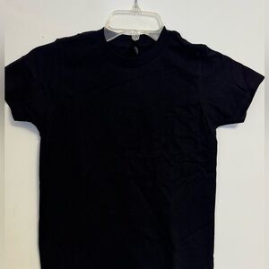 Tultex Black Cotton Tee